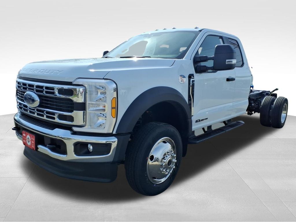 2026 Ford F-450SD XL DRW in Oxford White — front three-quarter view