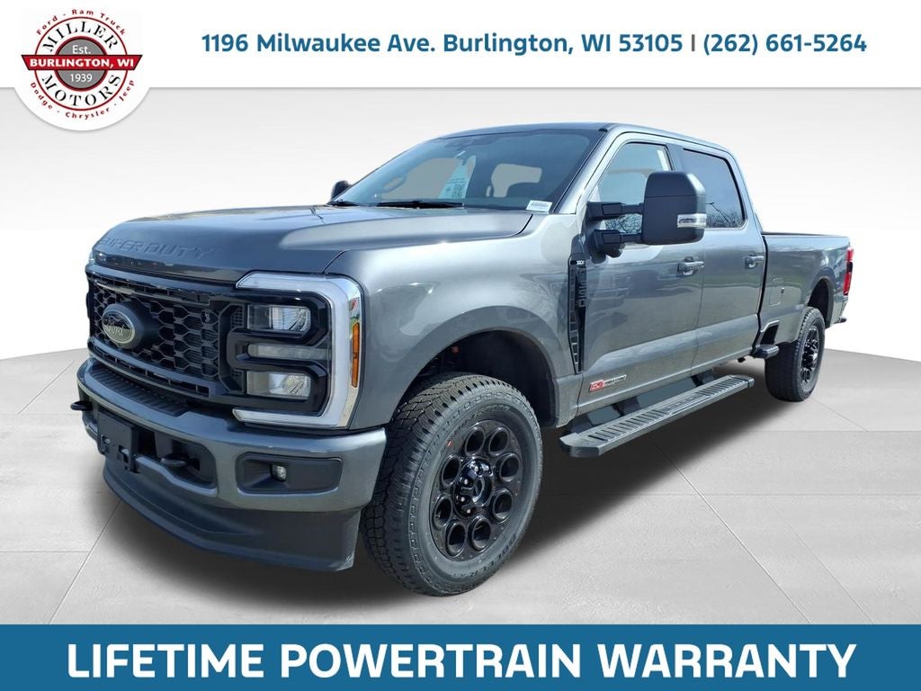 2026 Ford F-350SD XLT in Gray Metallic — front three-quarter view